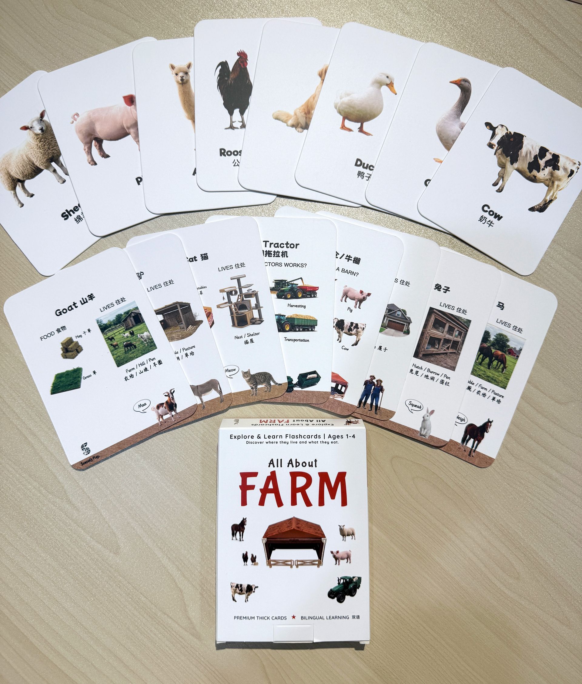 All About Farm Flashcards