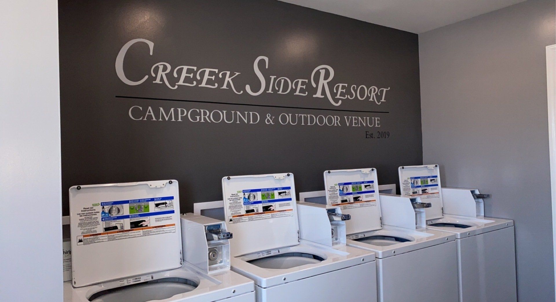 Creek Side Resort RV Park washers and dryers in Hays, KS
