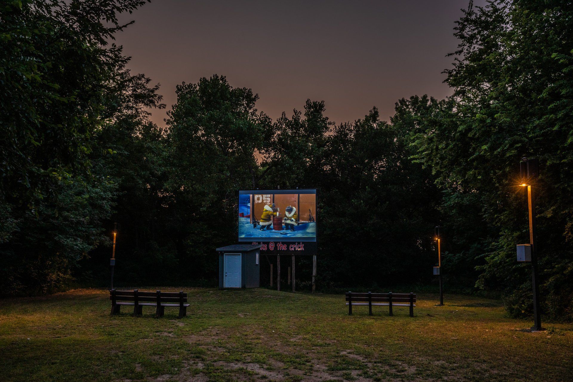 Creek Side Resort Flicks at the Crick in Hays, Kansas