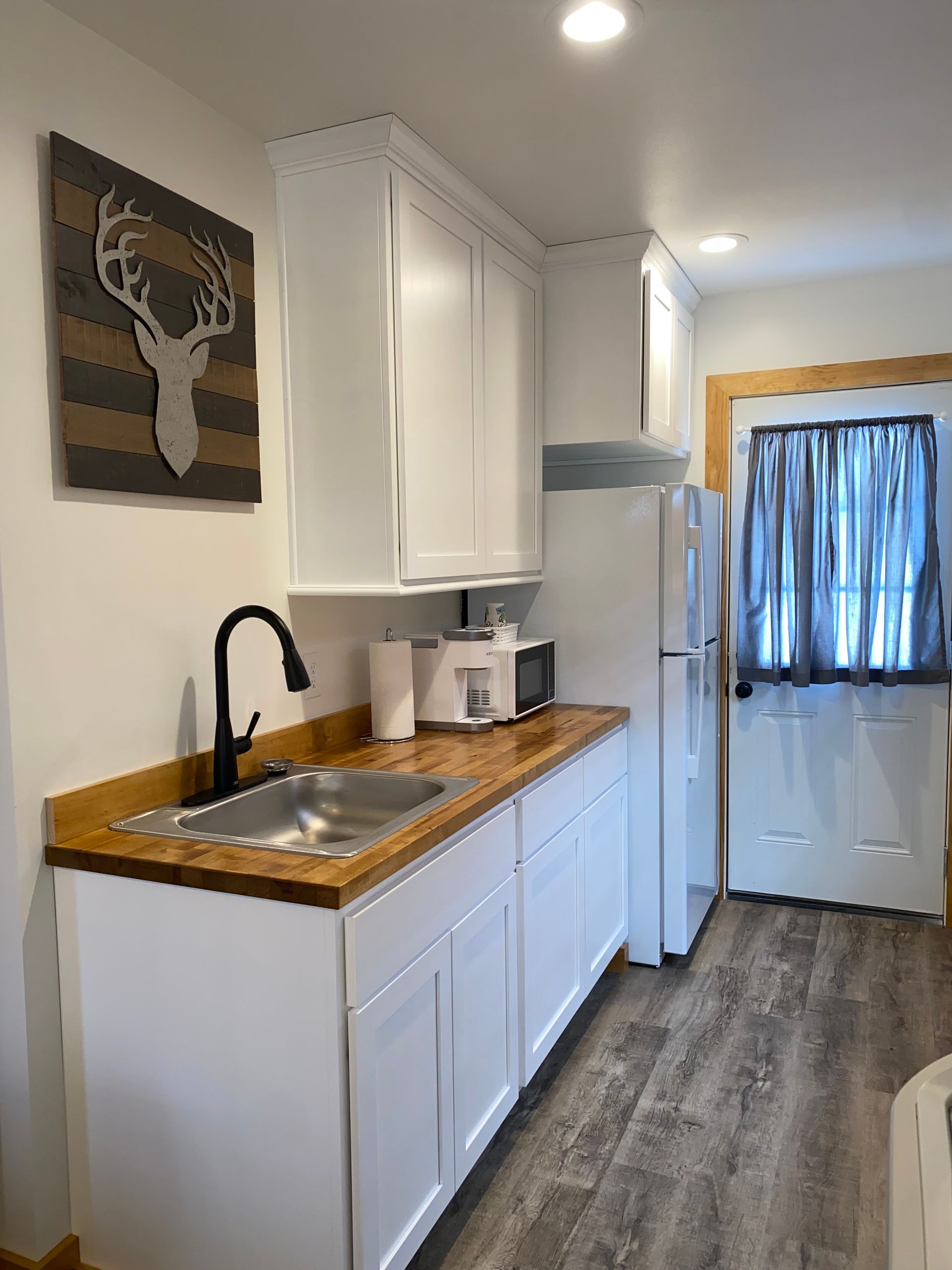 Kitchen in Cabin 4 at Creek Side Resort.