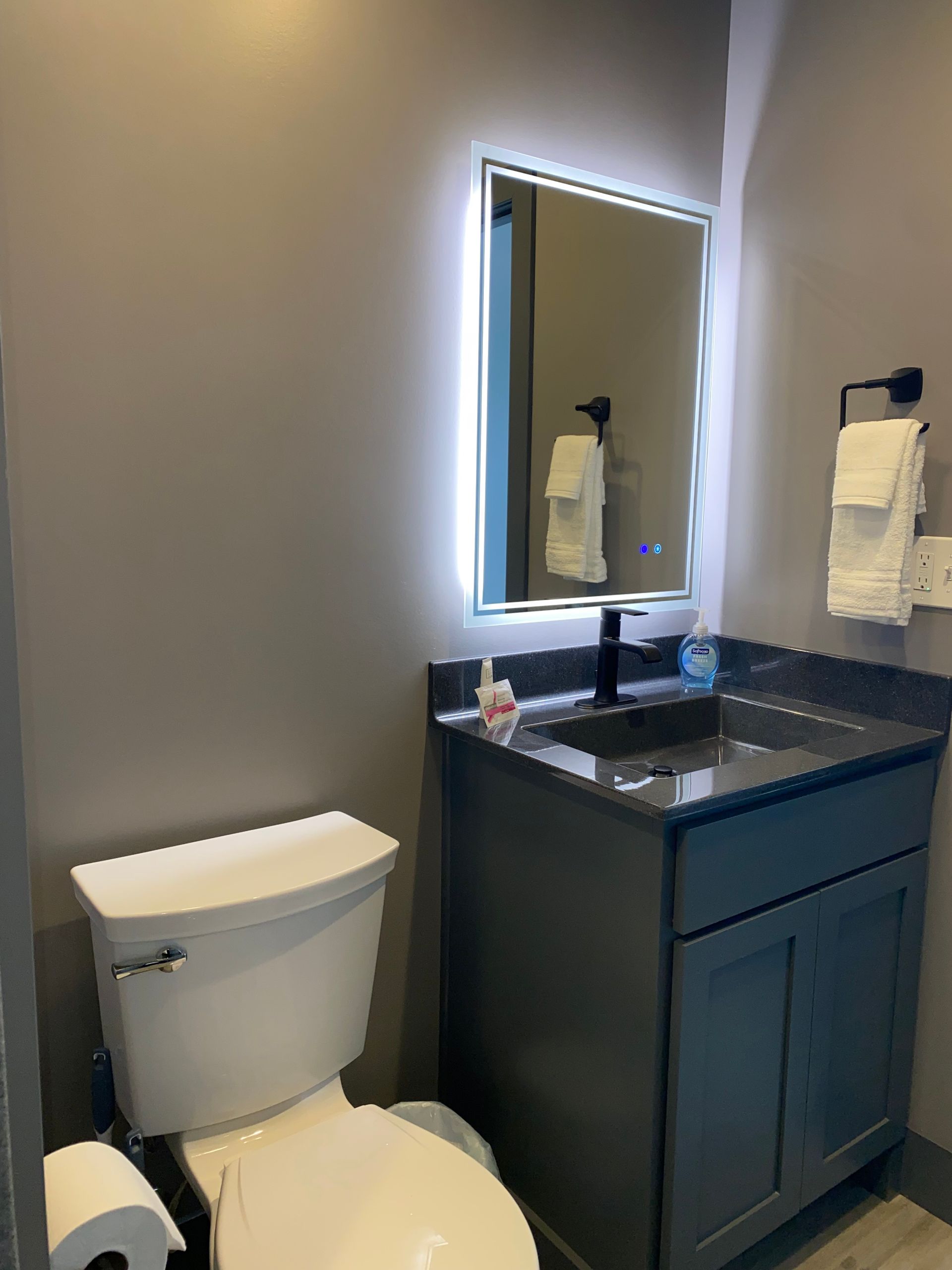 Bathroom in Cabin 8.