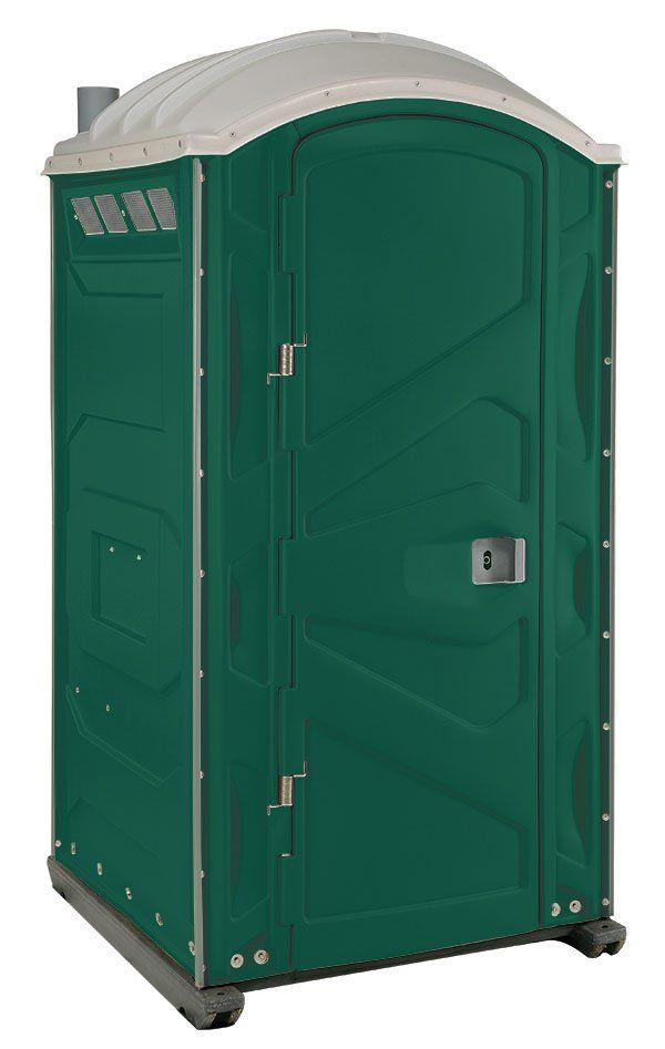 Portable restroom green | Flagstaff, AZ | First Class Sanitation