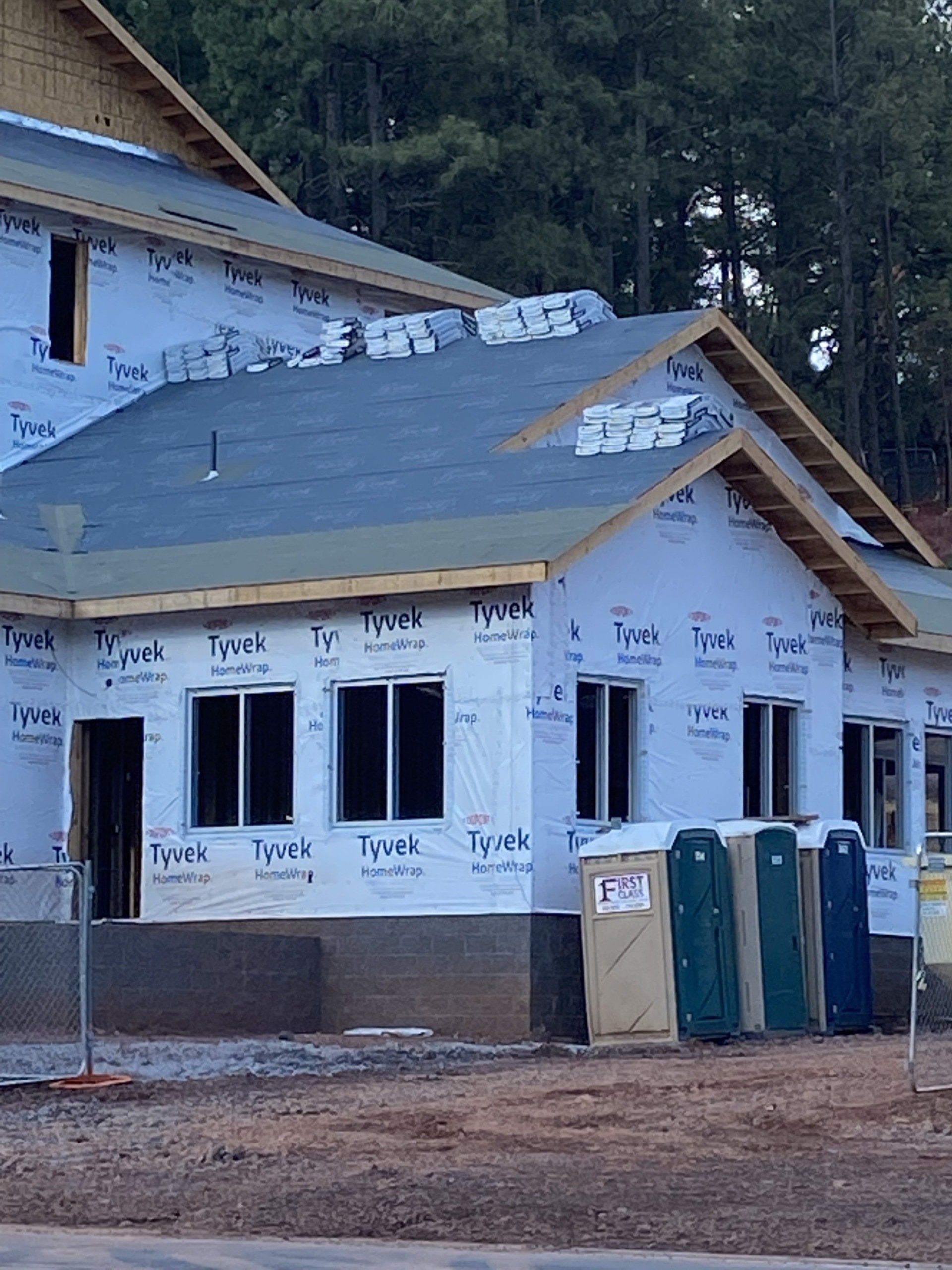 Portable restroom in construction zoom | Flagstaff, AZ | First Class Sanitation