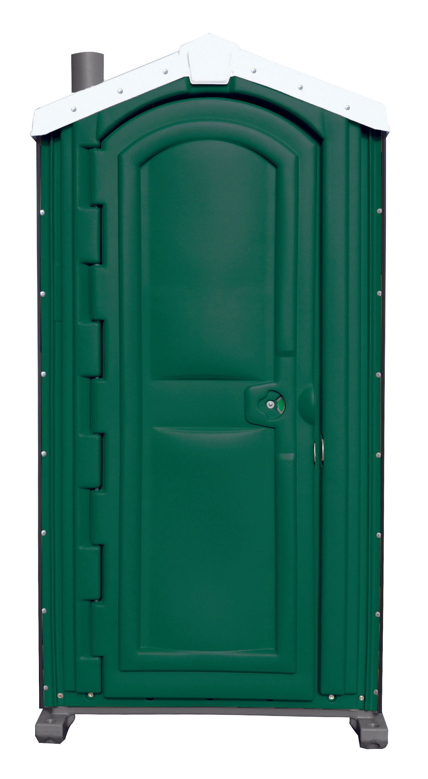 Portable restroom side view | Flagstaff, AZ | First Class Sanitation