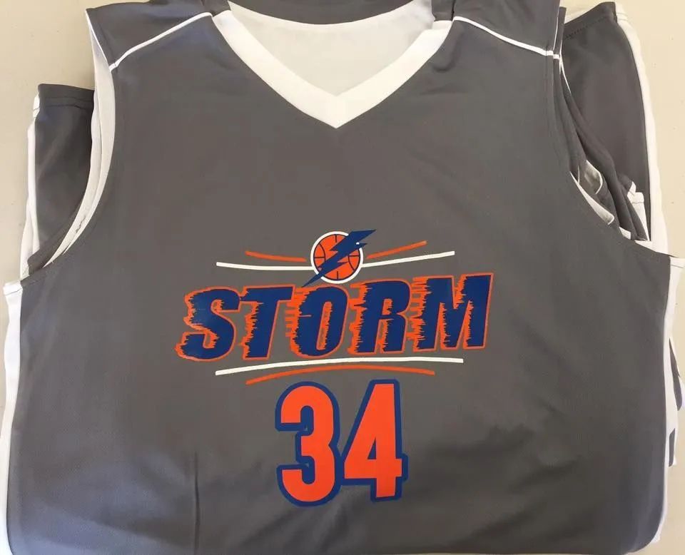 Gray basketball jersey with 
