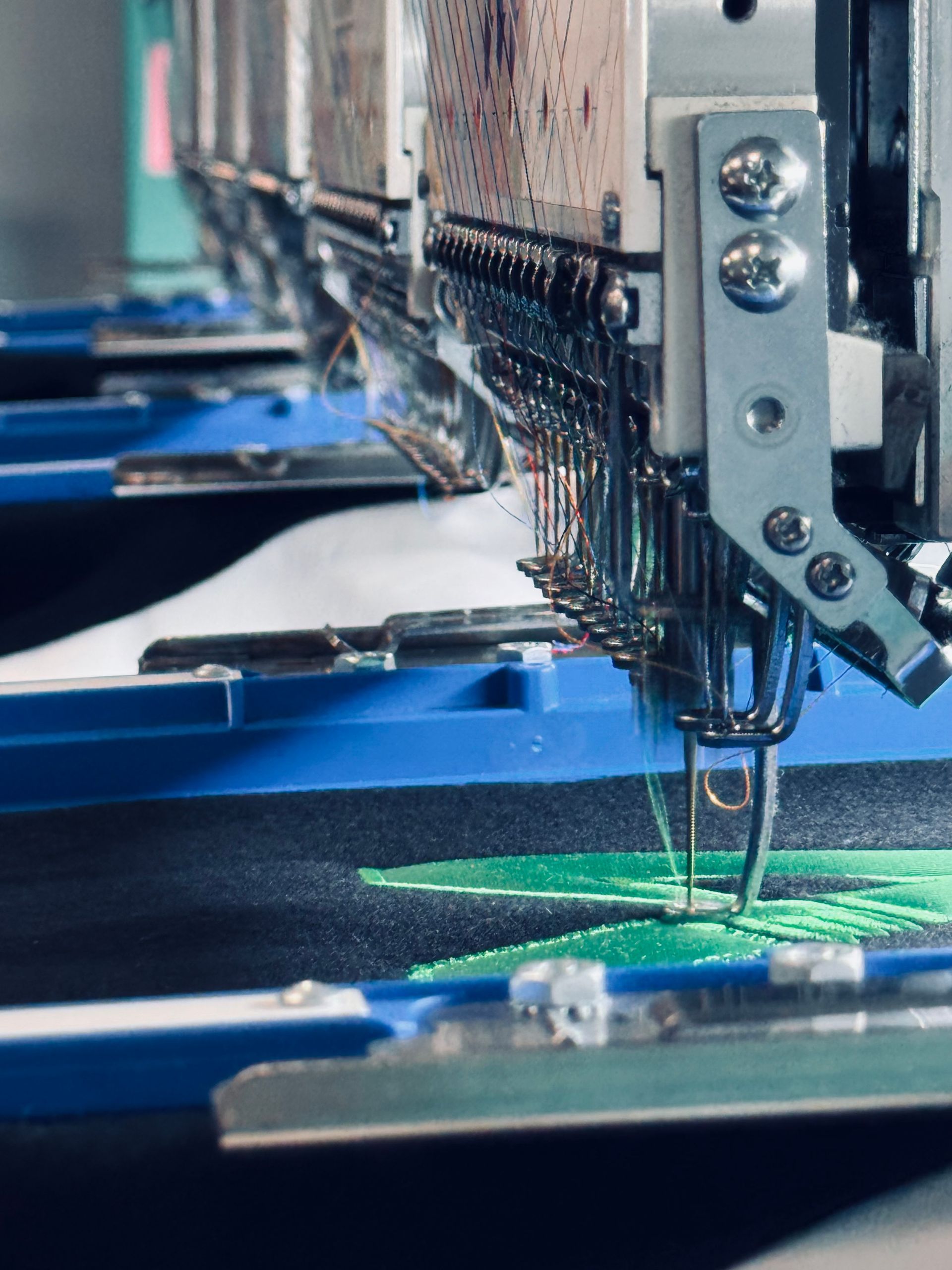 A stack of banners with the name ryle on them