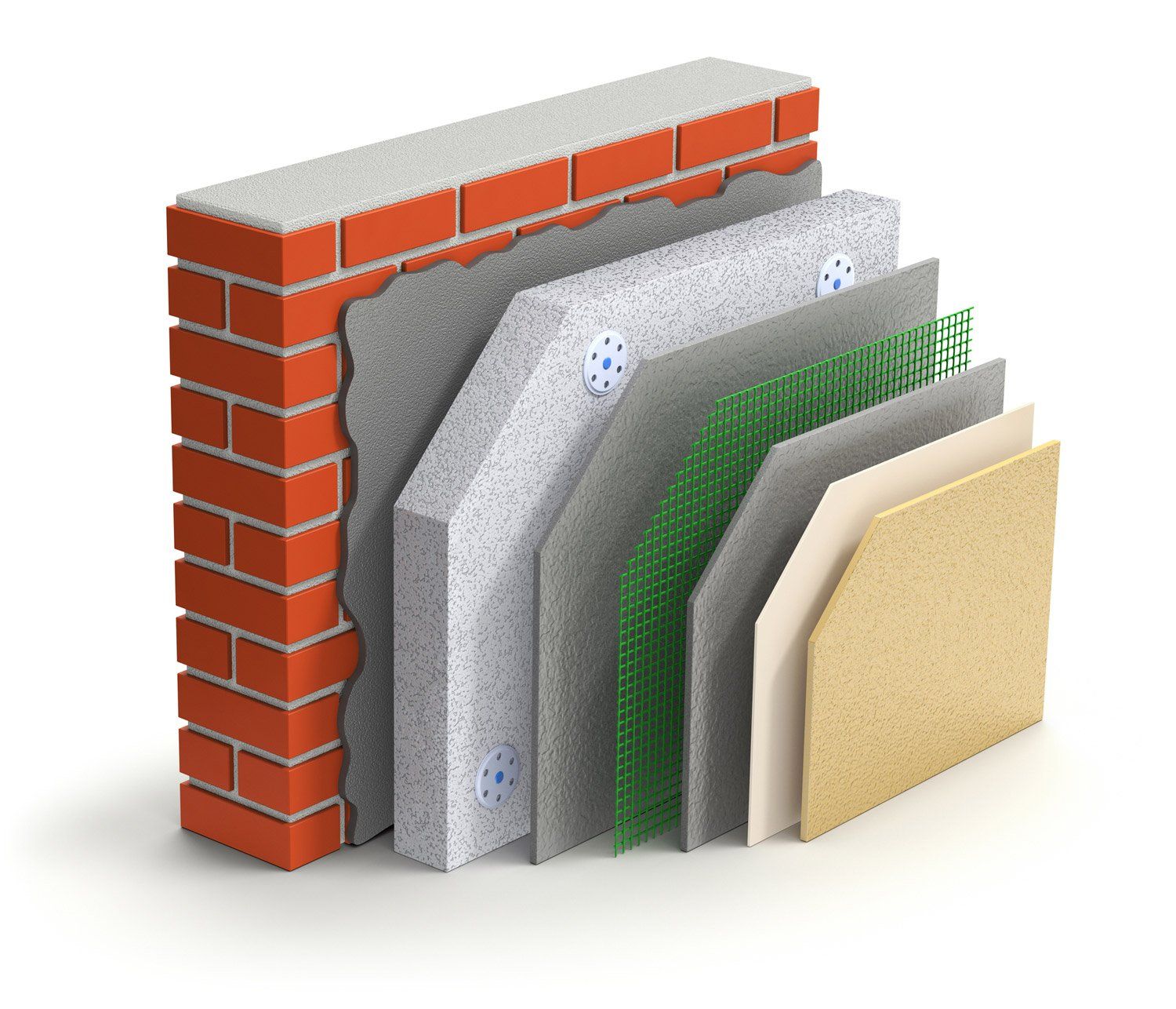 An image depicting EIFS insulation in Chillicothe, OH