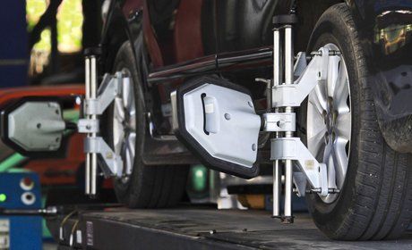 We offer efficient wheel alignment and tyre replacement services