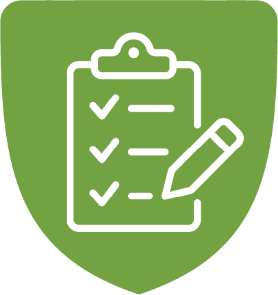 A clipboard with a checklist and a pencil on it.