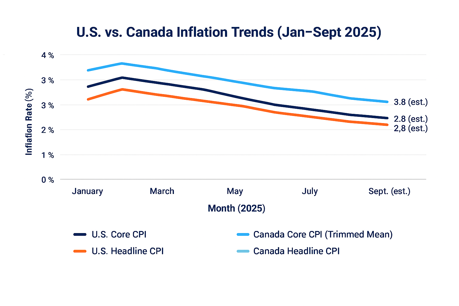 Economic Indicators Comparison