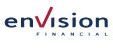 The envision financial logo is on a white background.
