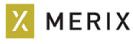 A logo for x merix is shown on a white background.