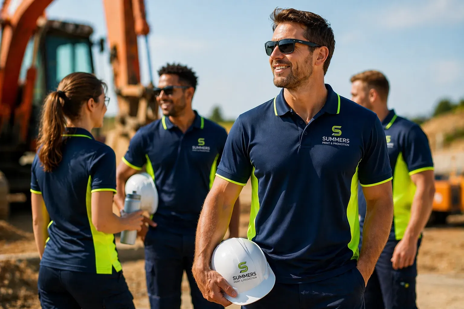 Branded Workwear, Breathable Clothing, Custom , Lightweight, Hot Weather, Staff Uniforms, 