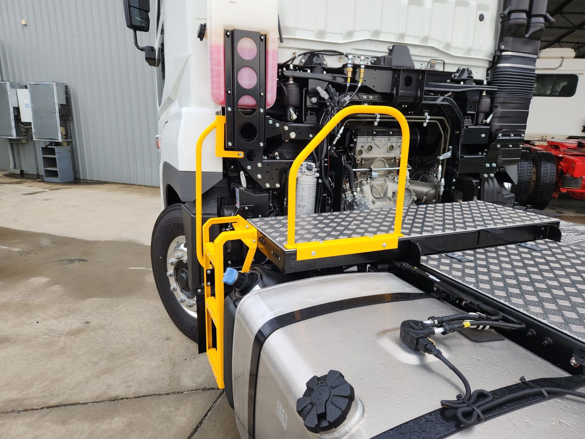 Fuso shogun fitup, installation