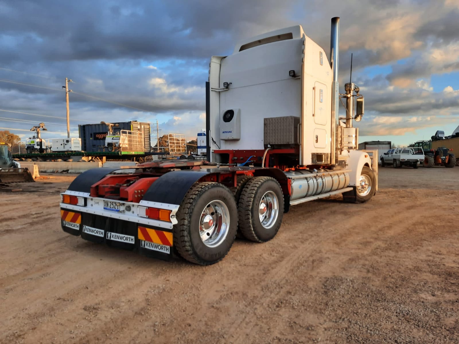 Cascadia truck, LDR Industries, Fossa Industries, freightliner truck parts, cross cab frame, cross bad box, rear bumper installation, rubber mudguards, Australia Local truck parts, truck body accessories