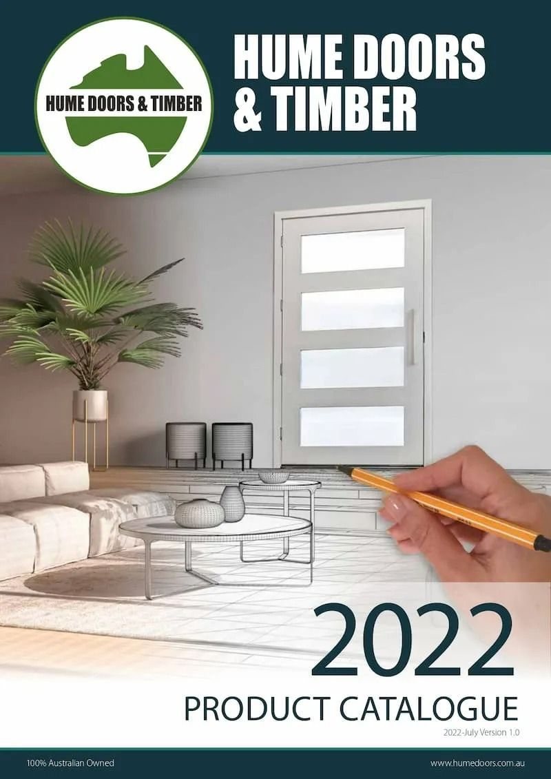 Hume Doors & Timber 2022 Product Catalog Cover — Express Timber Solutions In Long Jetty, NSW