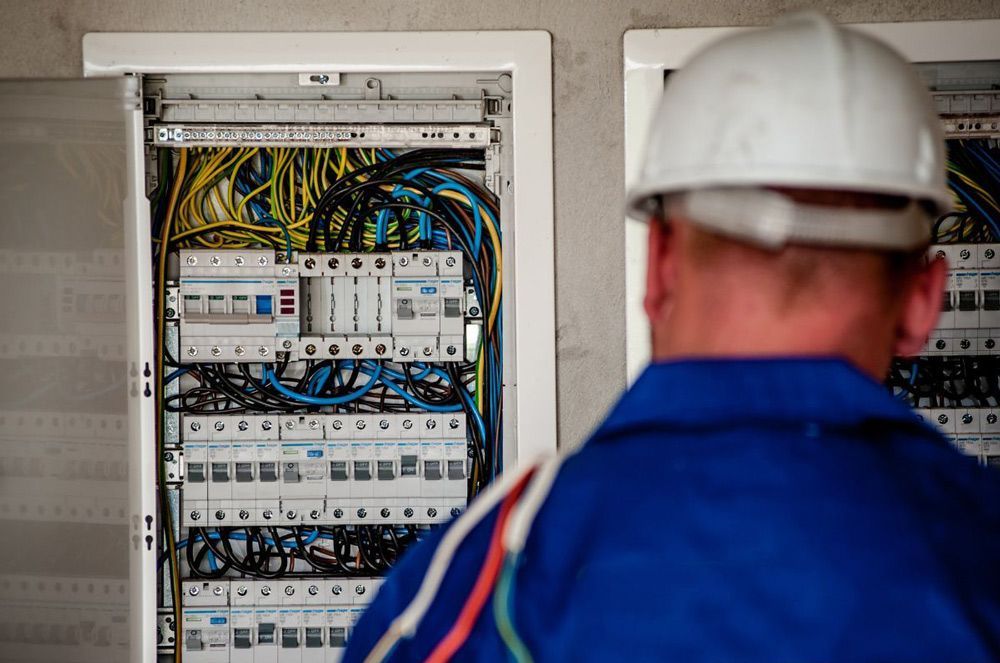 Contractor Doing Electrical Maintenance