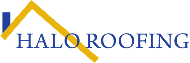 Logo: House shape in yellow with blue accent, text 