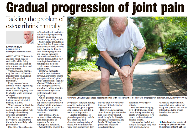 Gradual  progressions  of  joint  pain