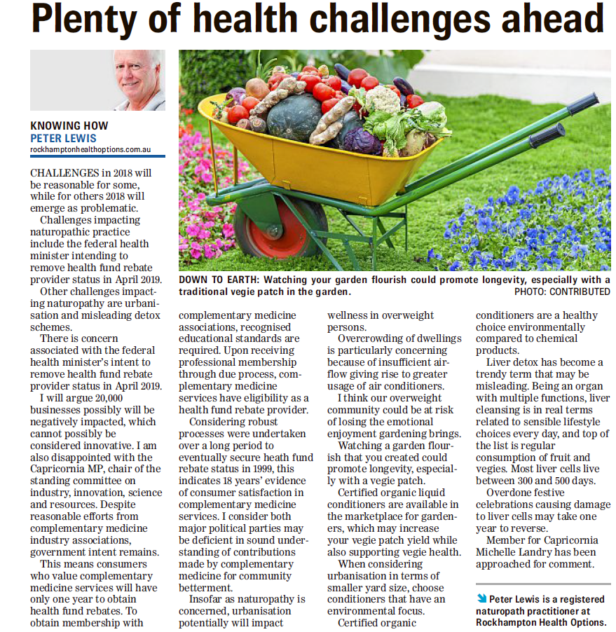 Plenty  of  health  challenges  ahead