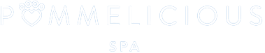Het is een logo voor een spa met een witte achtergrond.