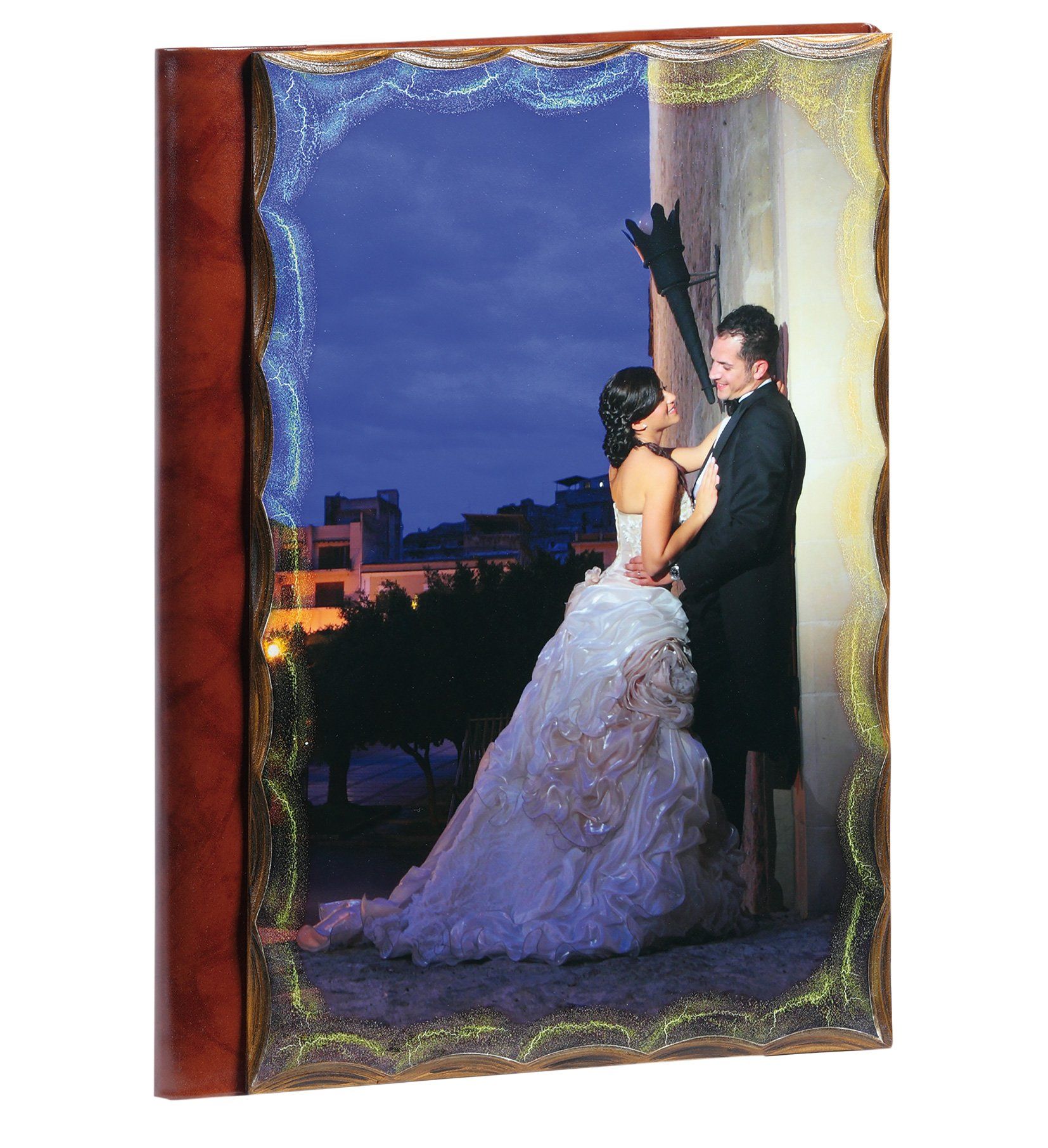 Etra Model classic wood wedding photo album