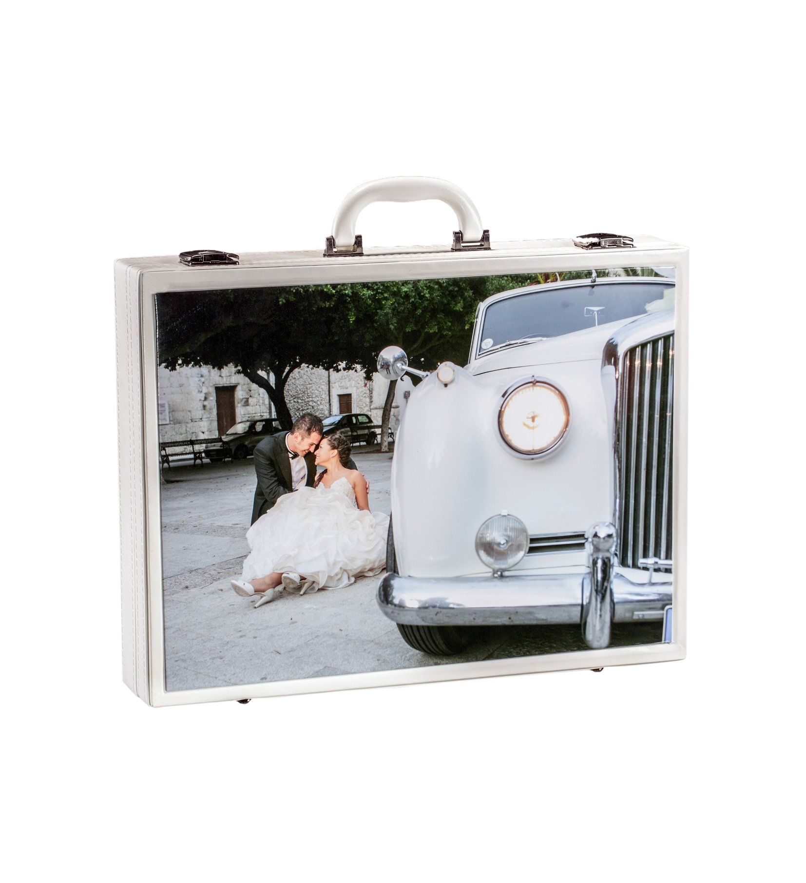 Valigia Classica porta album matrimonio fotografico Olimp personalizzata con foto