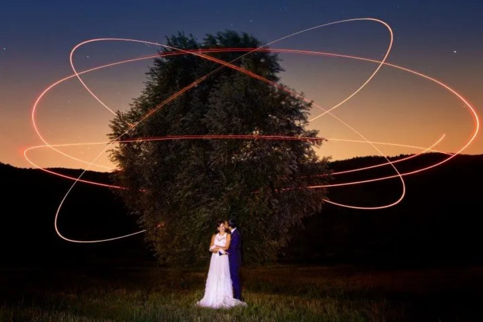 foto suggestiva sposi