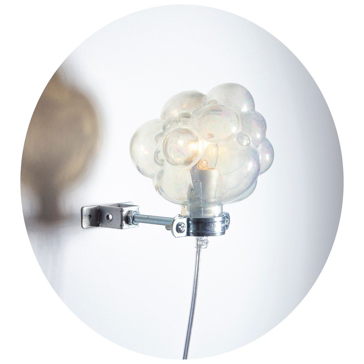 BUBBLE, INDUSTRIAL, WALL LAMP,  BUBBLE GLASS, HELENA TYNELL