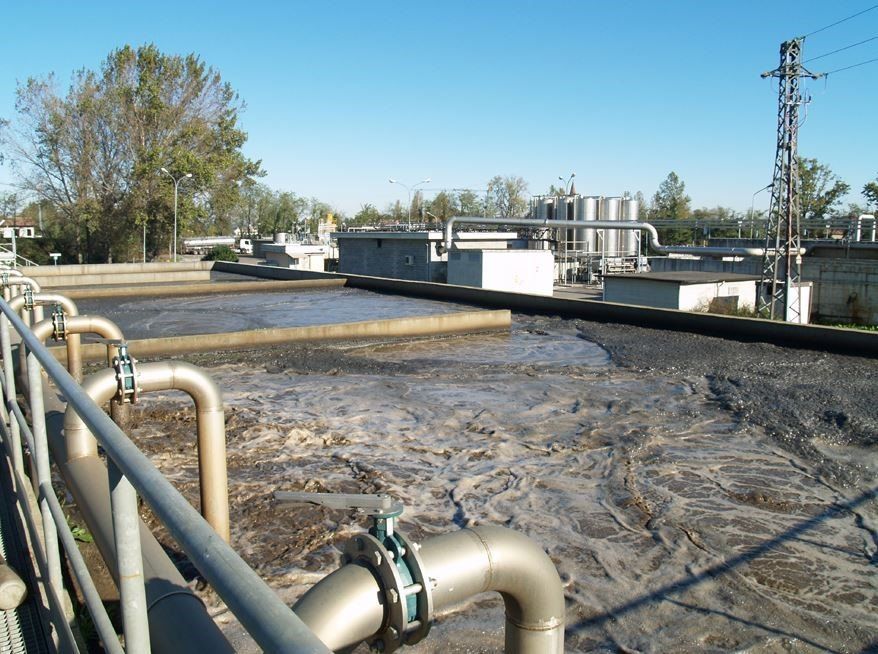 CATANIA - DEPURATORE ACQUE REFLUE VASCA DI OSSIDAZIONE