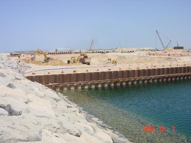 IMPIANTO DISSALAZIONE - EMIRATI ARABI - PRESA ACQUA MARE