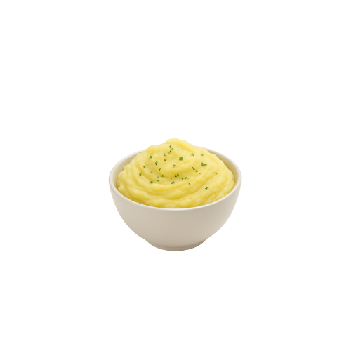 Een kom met eten met een lichtgevende cirkel eromheen