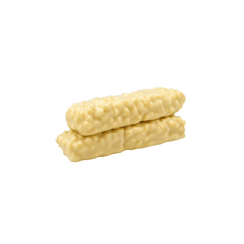 De Fluffie Bar 4U vanille is extreem hoog in vezels en eiwitten daarbij laag in koolhydraten en maar 160 kcal. 
