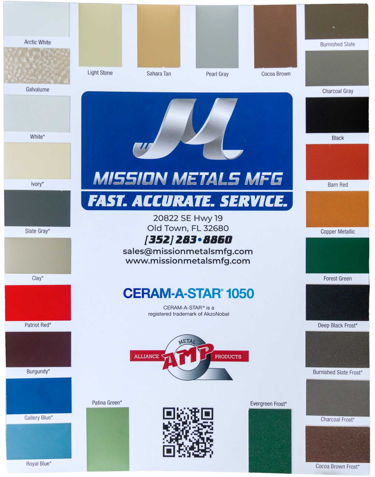 Metal pole barns kits color charts in FL