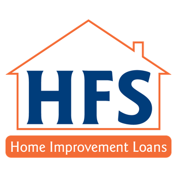 A logo for hfs home improvement loans