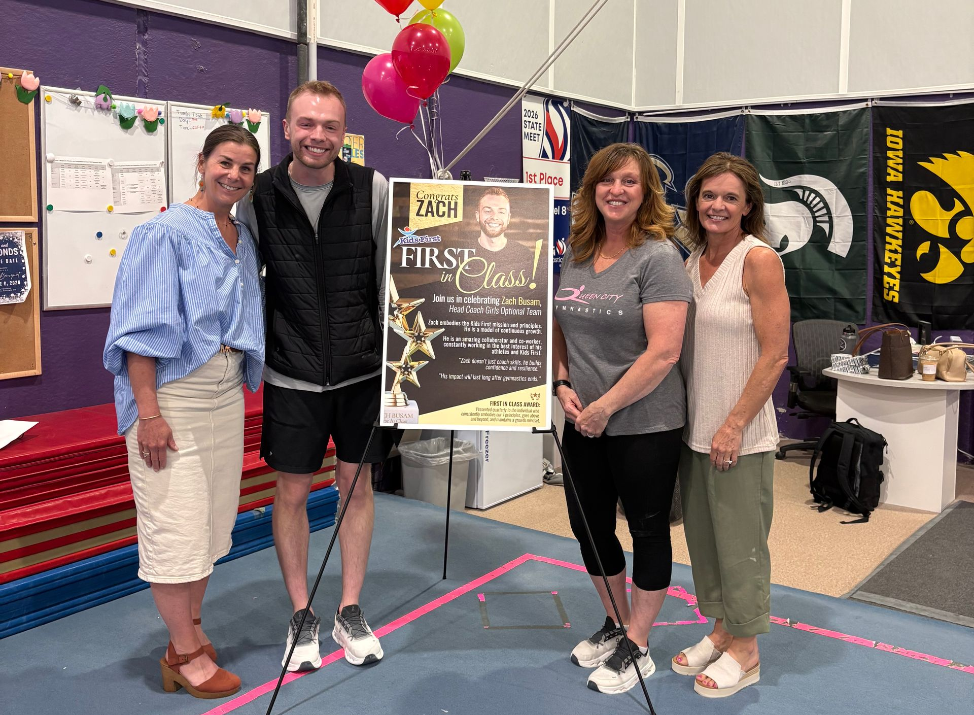 First in Class Kids First Sports Winner, Zach Busam, for first quarter 2026
