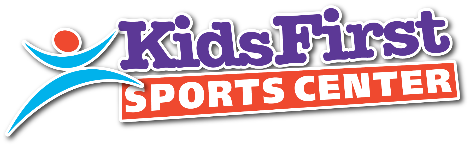 A logo for Kids First Sports Center