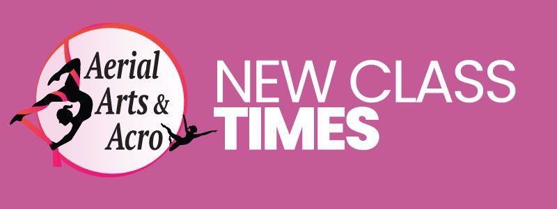 Logo for Aerial Arts & Acro, with text 