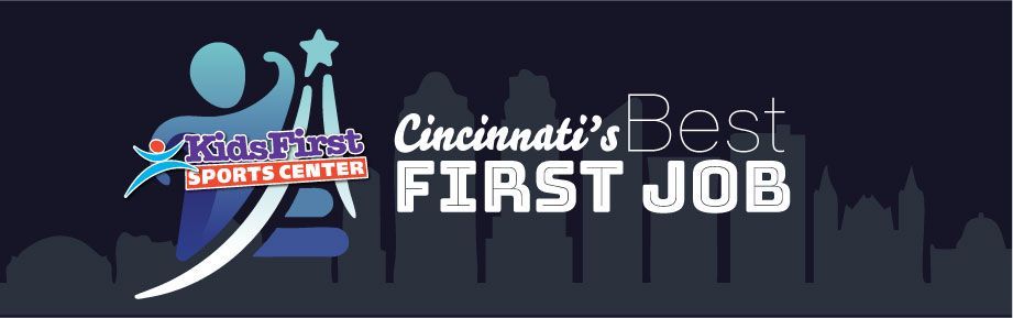 A logo for cincinnati 's best first job sports center