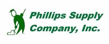 Green logo: a stick figure cleaning a cloud; text reads “Phillips Supply Company, Inc.”