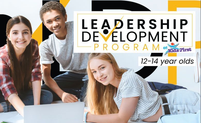 A poster for the leadership development program for 12-14 year olds