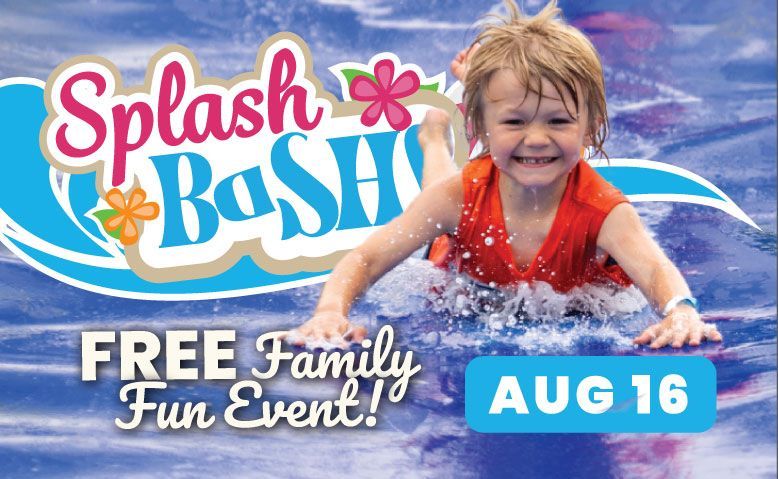 A poster for Splash Bash Event