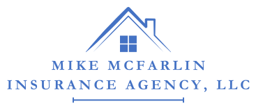 The logo for mike mcfarlin insurance agency , llc