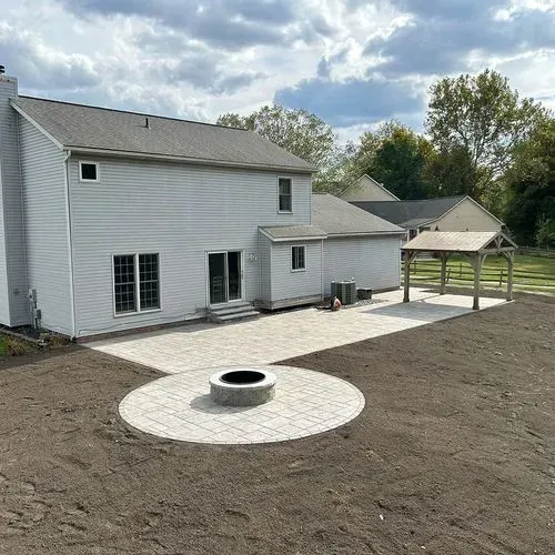 New patio and fire pit in Twinsburg oh