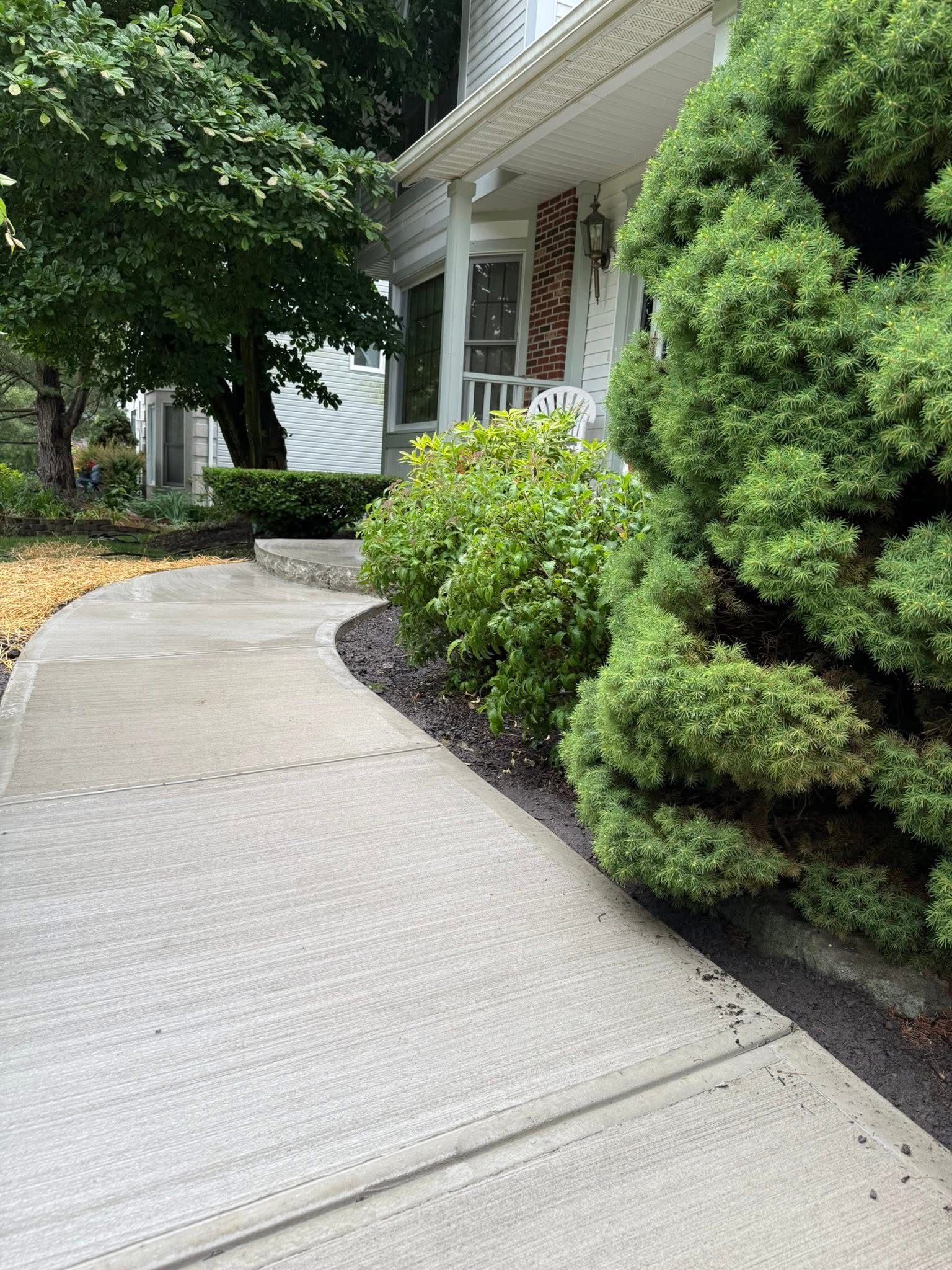 Aurora oh concrete walkway