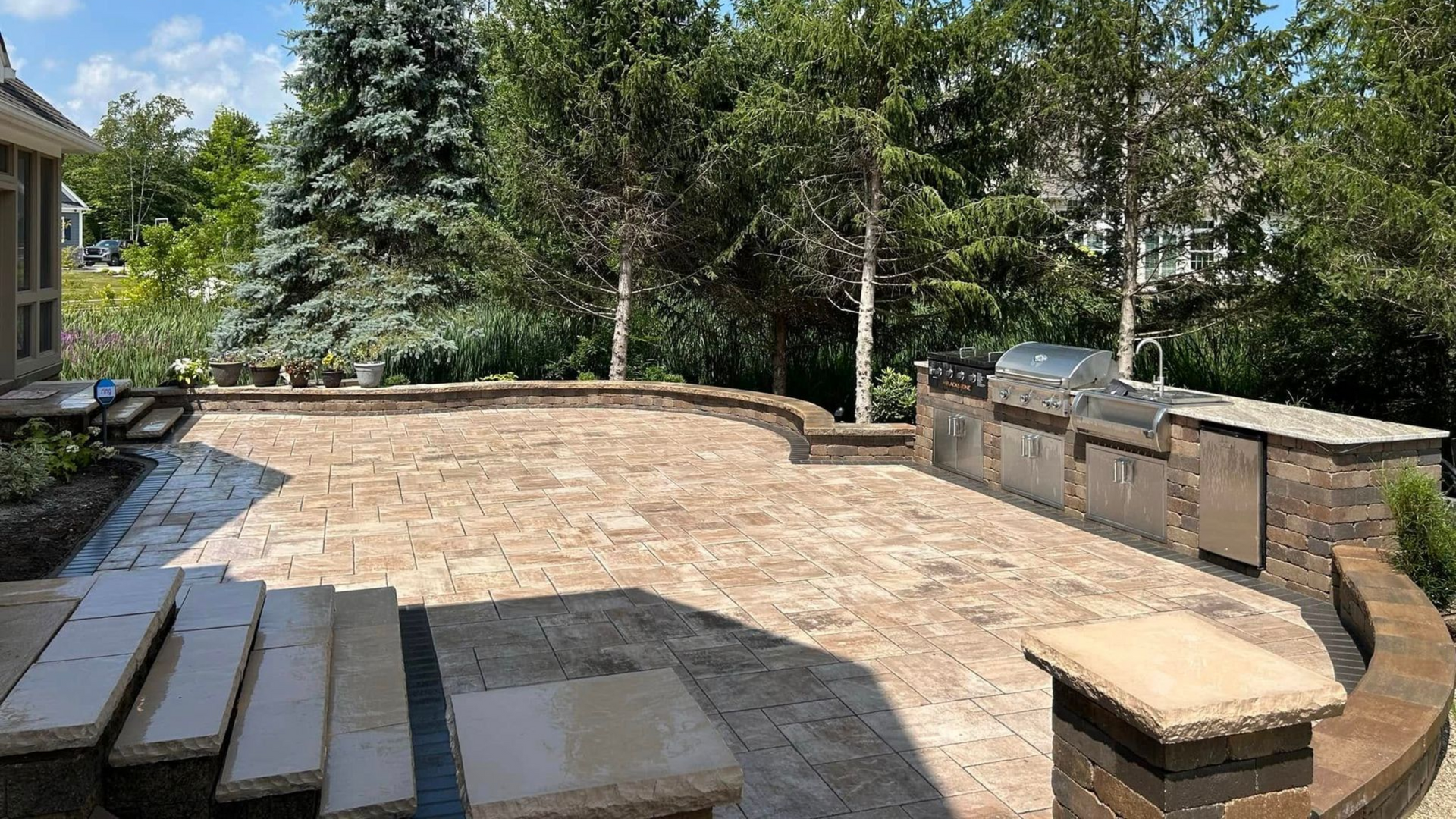 Custom Patio in Chagrin Falls