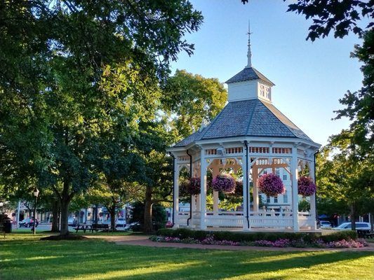 gazebo in Chardon square