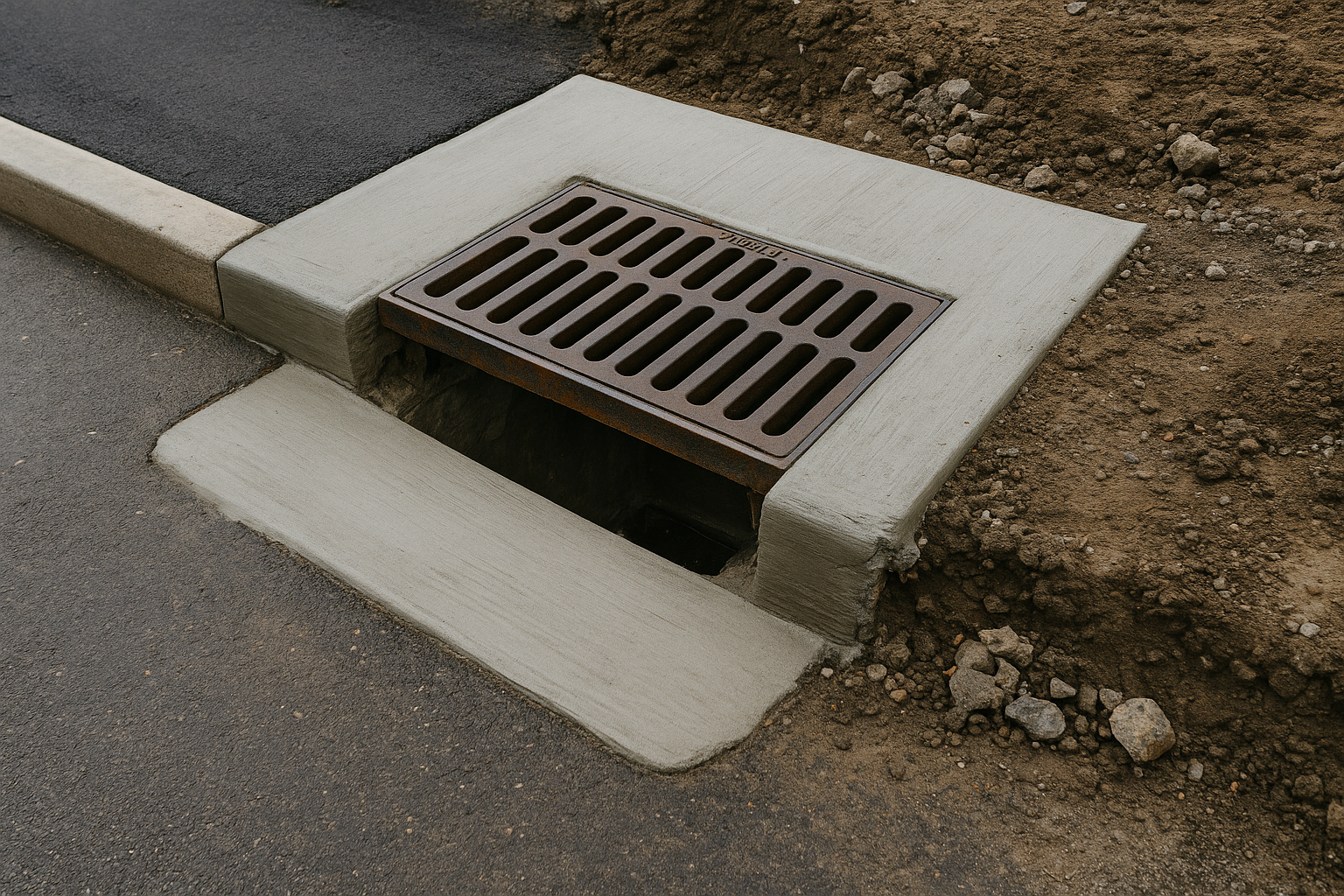 commercial catch basin in Macedonia oh