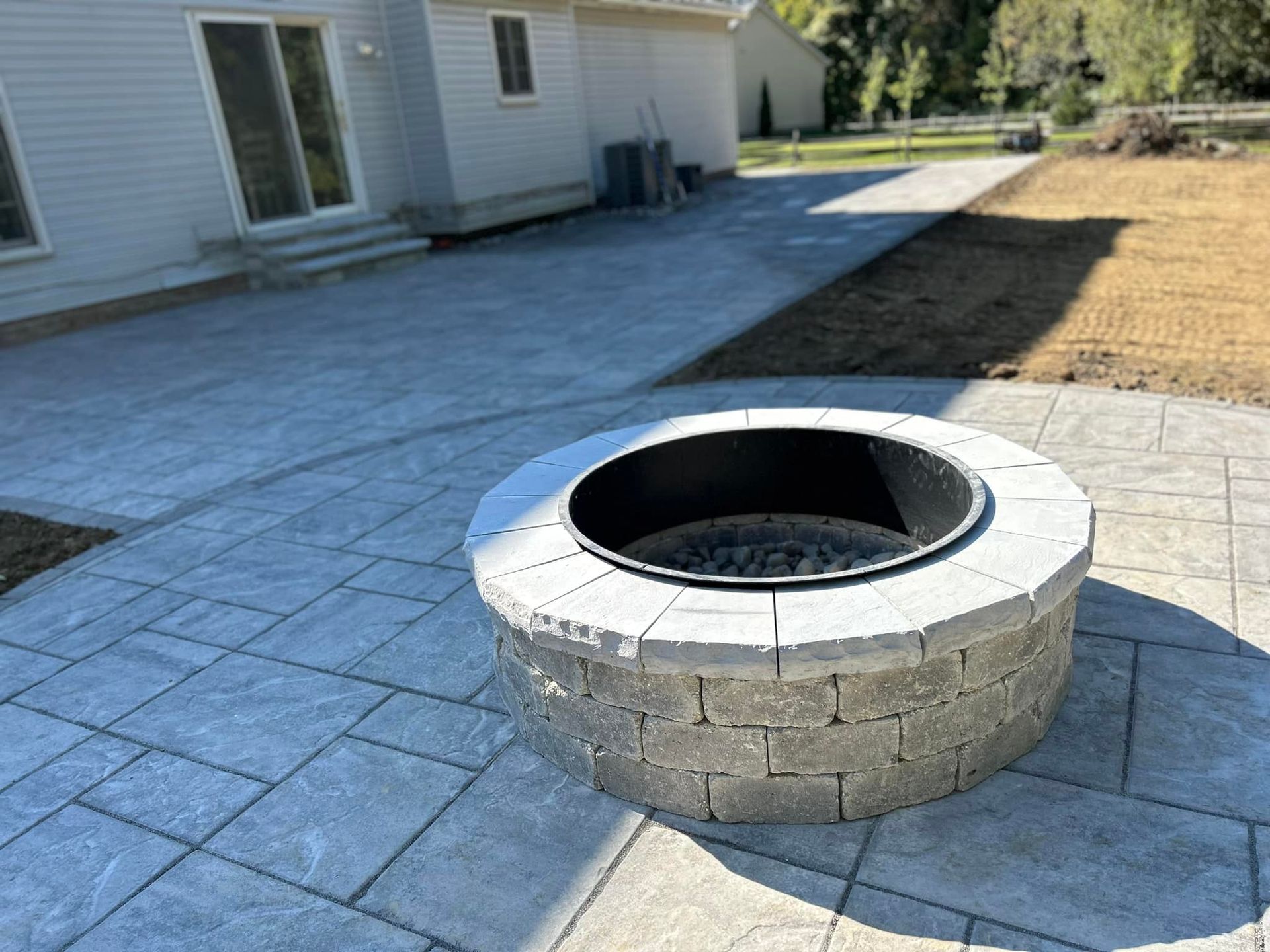 Custom Firepit in Solon, OH
