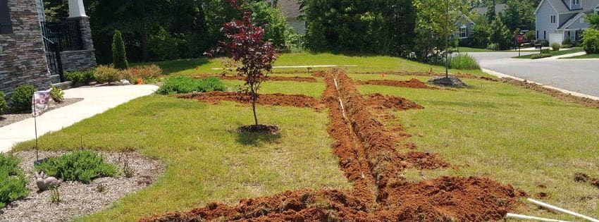 Irrigation installation